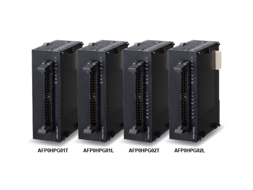 FP0H positioning units, suitable for ultra-fast linear servo drives