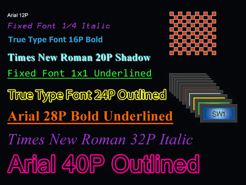 HMI GT03-E Highly flexible screen design