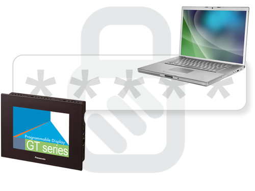 HMI GT03-E Enhanced security with password protection