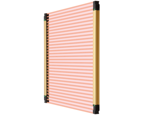 SF4D safety light curtain new concept: both compact and robust