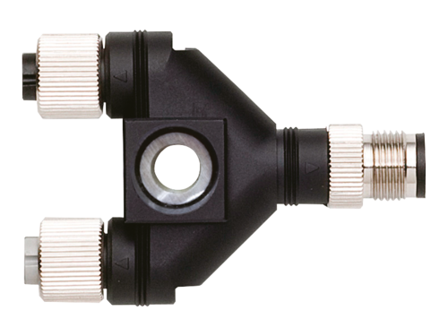 SF4D Y-shaped connector and suitable cable