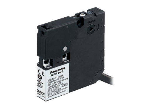 Ultra-slim safety door switch with solenoid interlock SG-B1