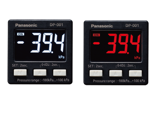 DP-0 pressure sensor Red or white selectable as display color