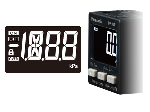 DP-0 pressure sensor Simple and highly visible display
