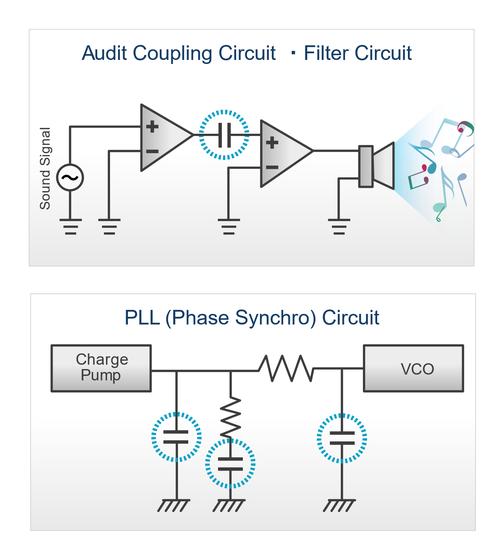 capacitors film circuit audio new
