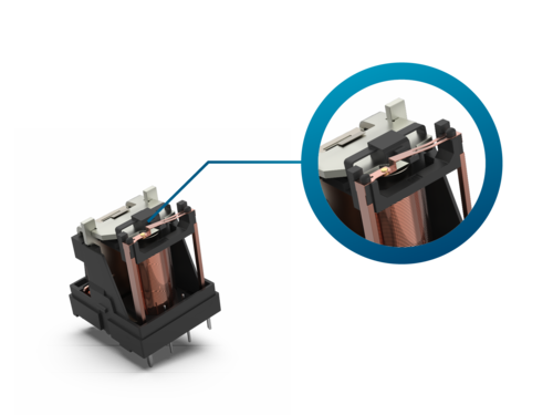 HE-S power relay unique relay structure