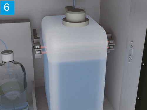 Full level detection of waste tank