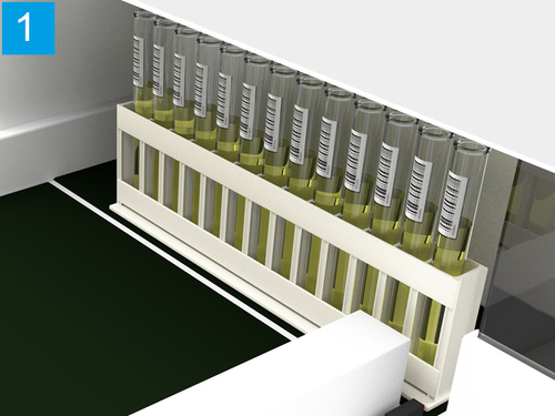 Tube rack detection