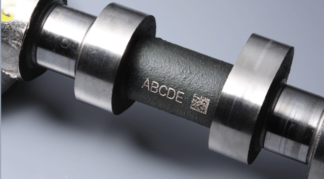 Laser Marker application camshaft Panasonic Industry