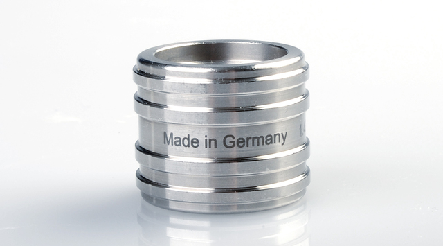 Laser marking on tube coupling