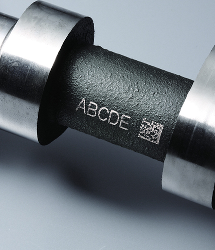 Laser marking: Layer removal