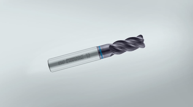 Laser marking on end mill