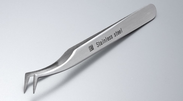 Laser marking on tweezer