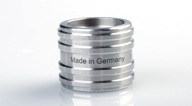 Laser marking on tube coupling