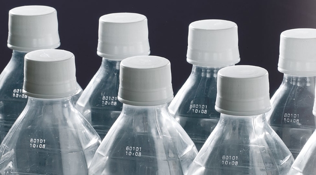 Laser marking on PET bottles