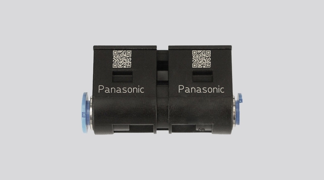 Laser Marker LP-RV applications Color Change on pressure switch