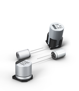 Conductive Polymer Hybrid Aluminum Electrolytic Capacitors
